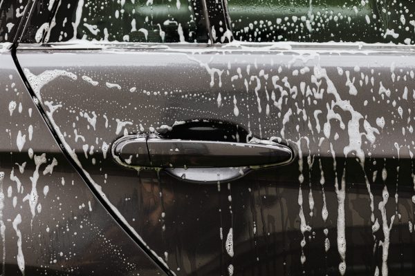 Trucks washing